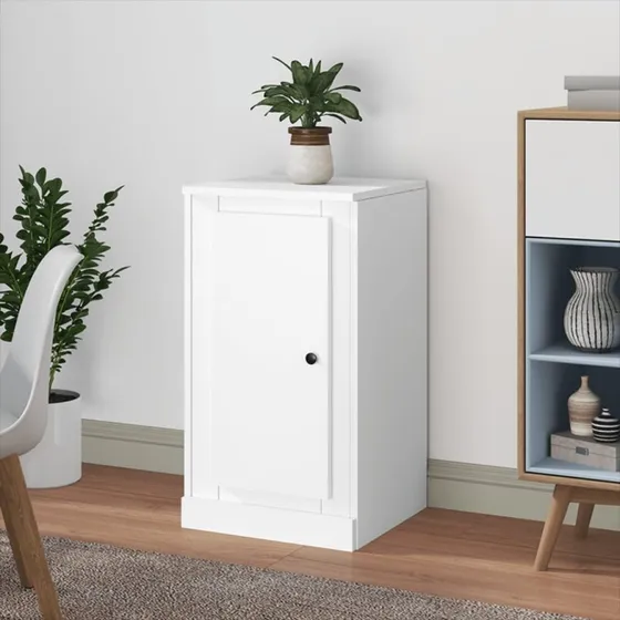 vidaXL skænk 37,5x35,5x67,5 cm hvid