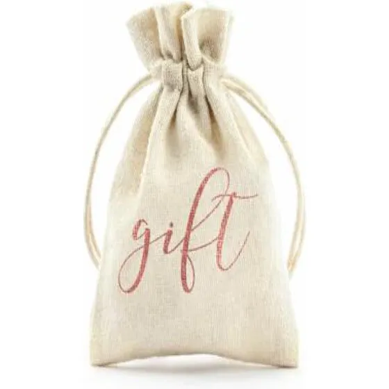 Gaveposer i rosa guld, 10 stk. 7,5×10 cm