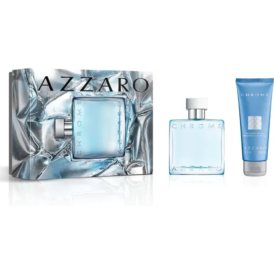 Azzaro Chrome EDT Gaveæske 50 ml + Shampoo 75 ml