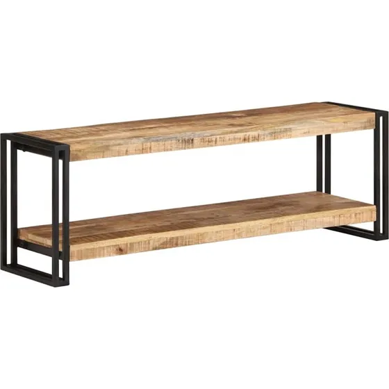 vidaXL tv-skab 120x30x40 cm ru mangotræ (industrielt)