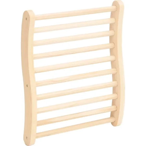 vidaXL S-formet rygln til sauna i massivt fyrretr