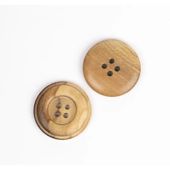 DROPS Oliventræsknap 25 mm nr. 512