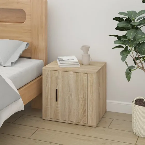 vidaXL sengebord 50x39x47 cm Sonoma-eg
