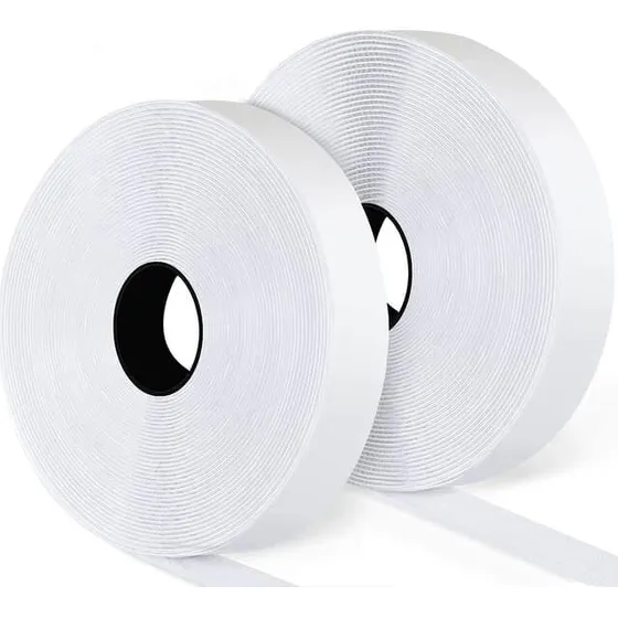 INF Velcro selvklæbende 2 cm x 8 m hvid