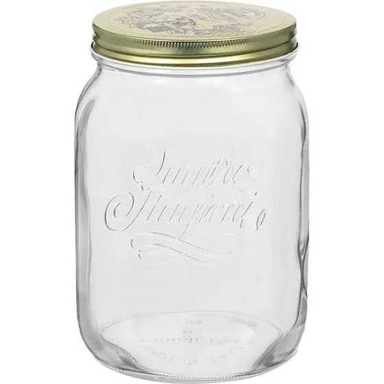 Bormioli henkogningsglas 2 L med skruelåg