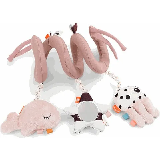 Done By Deer Aktivitetsspiral Sea Friends Powder (rosa)