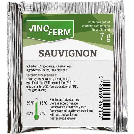 Vinoferm Sauvignon tørgær 7 g