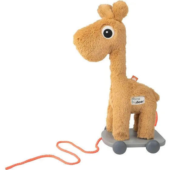 Done by Deer Raffi trækdyr 43 cm – Sennepsgul