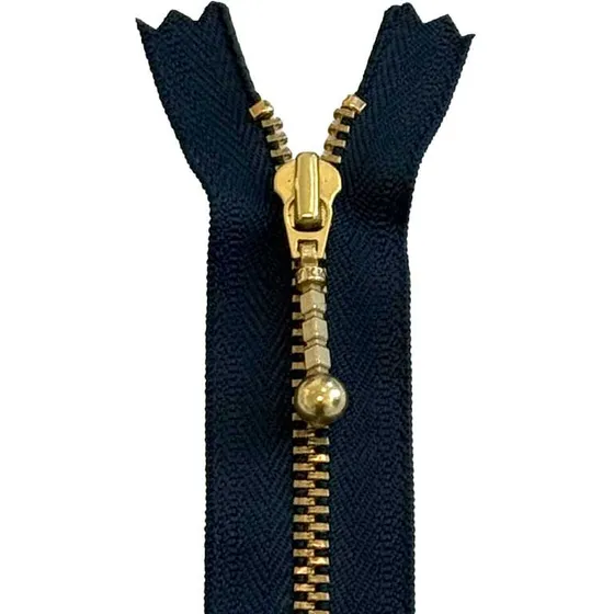 YKK kuglelynlås 15-30 cm marineblå