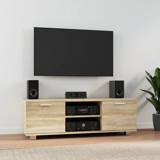 vidaXL TV-bord 120x40,5x35 cm - Sonoma-eg
