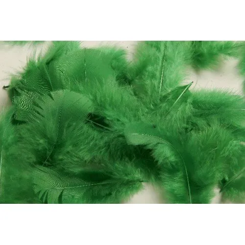 Fjer/Dun Grøn 5–8 cm, ca. 7 g