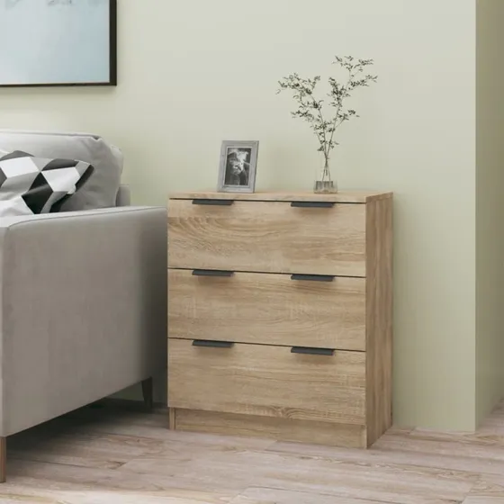 vidaXL skænk 60x30x70 cm konstrueret træ Sonoma-eg