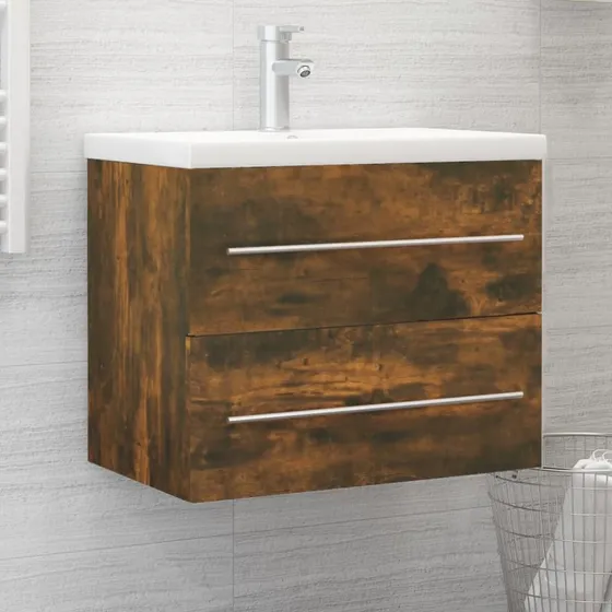 vidaXL Underskab 60x38,5x48 cm konstrueret træ - røget egetræ