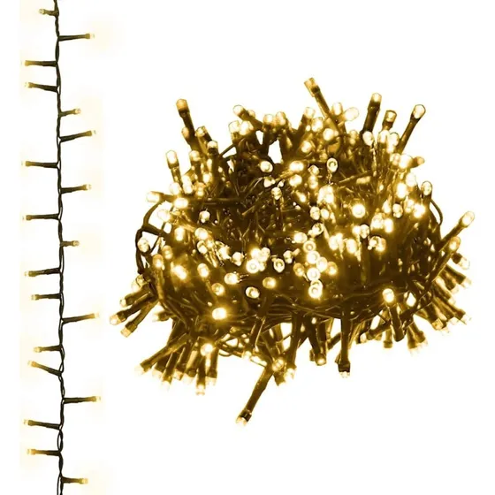 vidaXL kompakt LED-lyskde 3000 LED'er 65 m PVC varmt hvidt