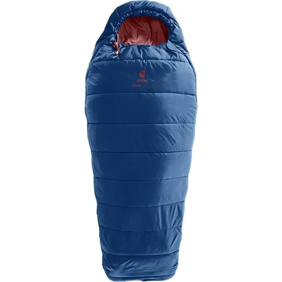 Deuter Starlight børnesovepose Nightblue/Redwood 130–170 cm