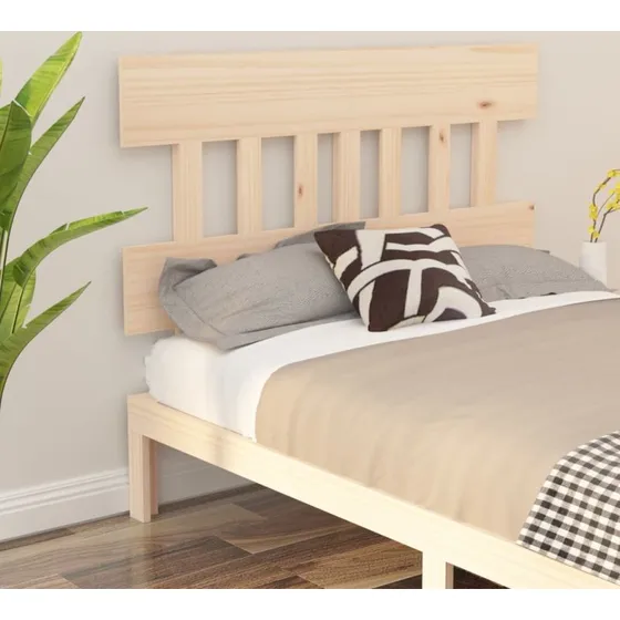 vidaXL sengegrde 163,5x3x81 cm i massivt fyrretr