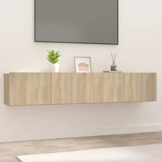 vidaXL TV-skabe 2 stk 80x30x30 cm Sonoma-eg