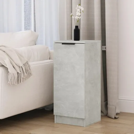 vidaXL skænk 30x30x70 cm konstrueret træ betongrå