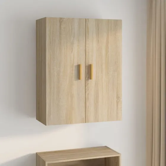 vidaXL vægskab 69,5x34x90 cm Sonoma-eg