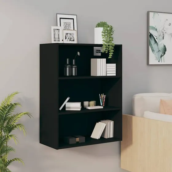 vidaXL vægskab 69,5x32,5x90 cm – sort