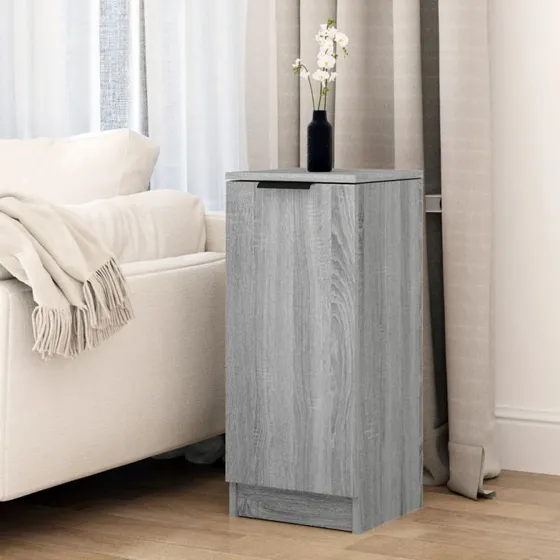 vidaXL skænk 30x30x70 cm grå Sonoma-eg