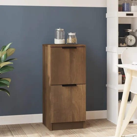 vidaXL skænk 30x30x70 cm i konstrueret træ, brun egetræsfarve