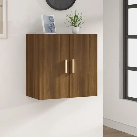 vidaXL vægskab 60x30x60 cm konstrueret træ – brun egetræsfarve
