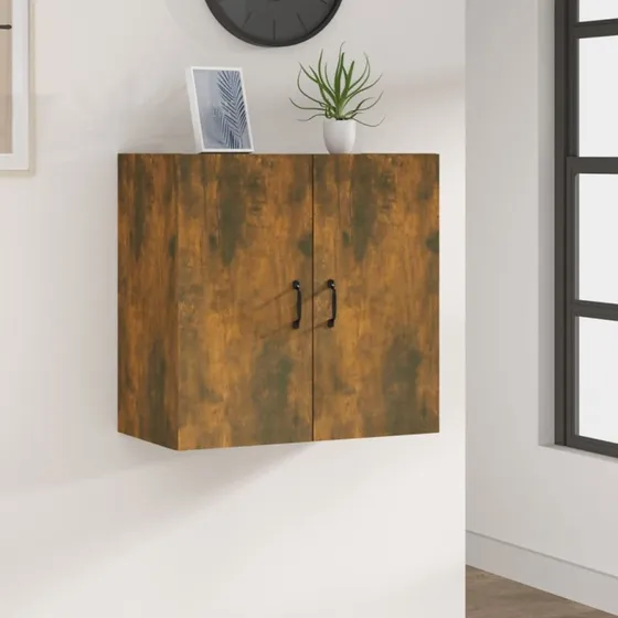 vidaXL vægskab 60x31x60 cm konstrueret træ - røget eg