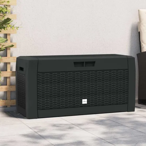vidaXL opbevaringskasse til haven 119x48x60 cm - antracit