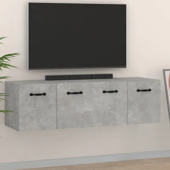 vidaXL vægskabe 2 stk. 80x35x36,5 cm Betongrå