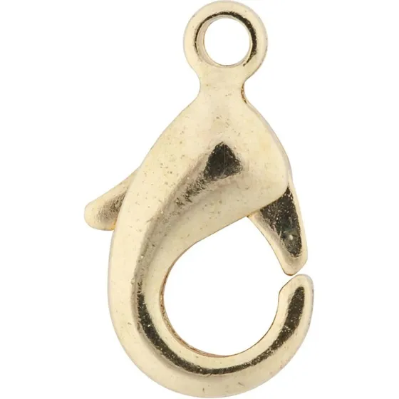 Karabinhage 10,1 mm forgyldt, 100 stk.