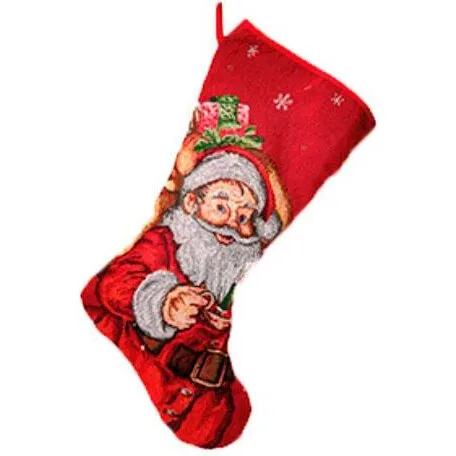 Pobra Julesok med navn - Julemand 45 x 24 cm