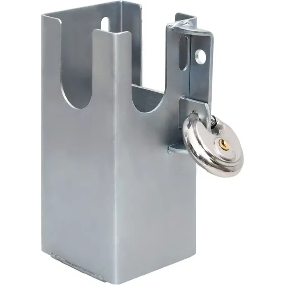 vidaXL trailerls 11x11x23,5 cm stl/slv