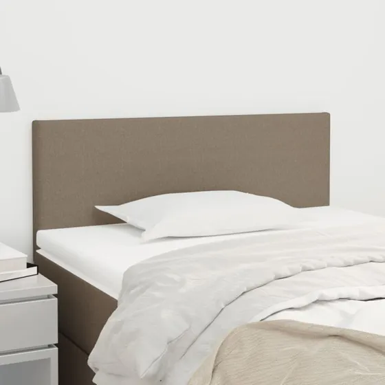 vidaXL sengegavl 80x5x78/88 cm stof gråbrun