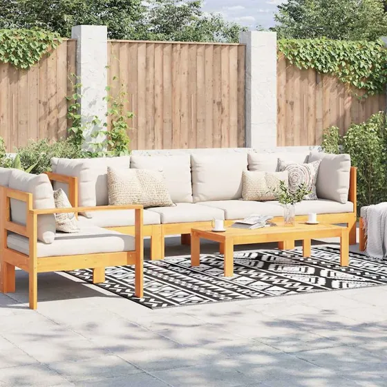 vidaXL ARAKIL udendrs gulvtppe 160x230 cm PP, sort