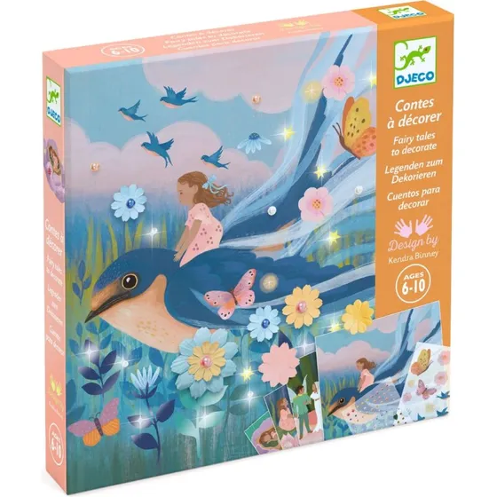 Djeco Kreativ æske - Tommelise (20x20 cm)