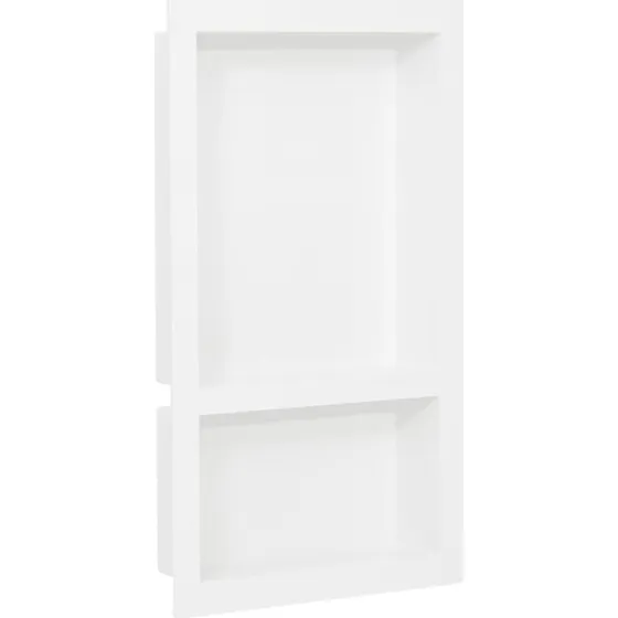 vidaxL bruseniche 2 rum 41x69x9 cm mat hvid