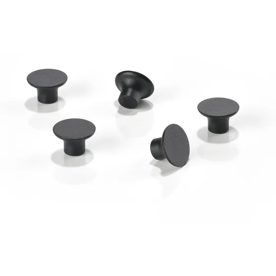 Zone A-Bulletin Board Magneter, 5-pak (aluminium, Ø 2,2 x 1,3 cm)