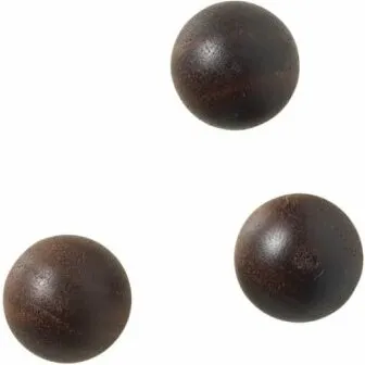 Super Stærk Magnet rund valnød kugle 3 stk Ø 2 cm