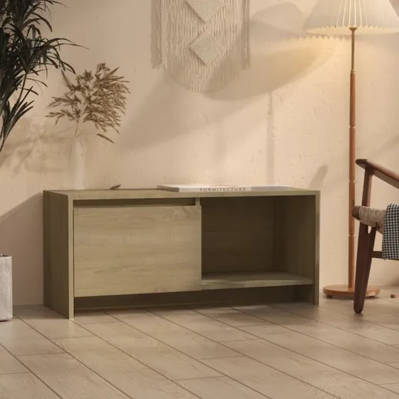vidaXL TV-bord 90x35x40 cm Sonoma-eg