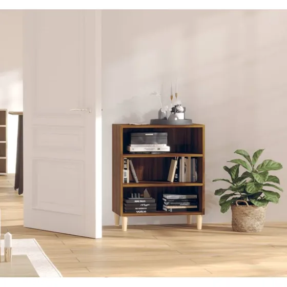 vidaXL skænk 57x35x70 cm konstrueret træ, brun egetræsfarve