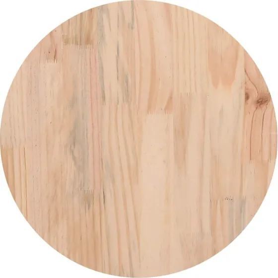 vidaXL bordplade 30x2,5 cm massivt fyrretr