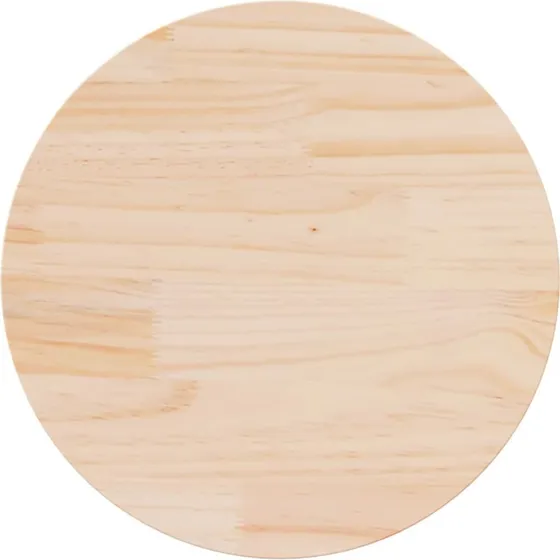 vidaXL bordplade 50x2,5 cm i massivt fyrretr