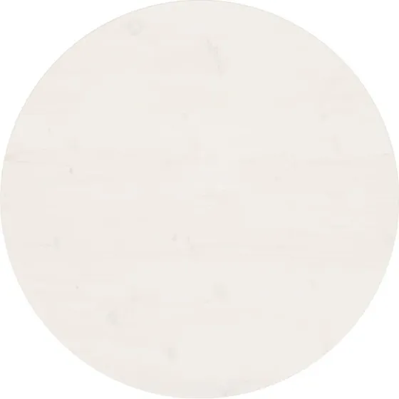 vidaXL Bordplade 70x2,5 cm massivt fyrretr, hvid