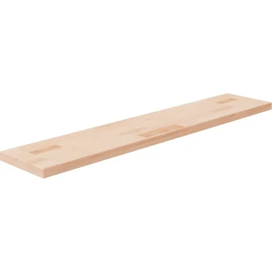 vidaXL hyldeplade 100202,5 cm ubehandlet massivt egetr