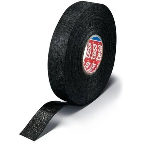 Tesa 51606 stoftape 25 mm x 7,5 m - sort