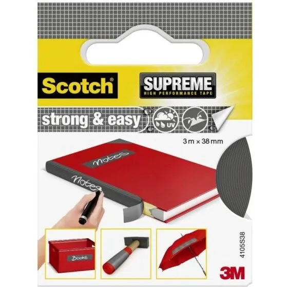 3M Scotch Extremium universaltape 25 mm x 3 m, sølv