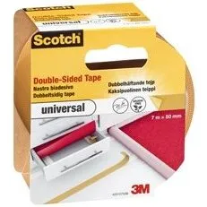 3M Scotch dobbeltklæbende tæppetape 50 mm x 7 m