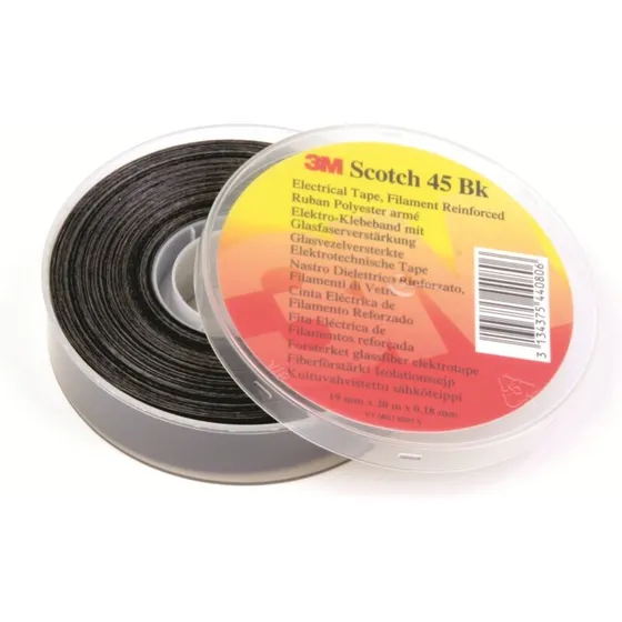 3M ET 45bk glasfiberforstærket polyestertape 19 mm x 20 m