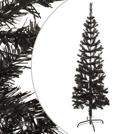 vidaXL smalt juletræ 150 cm - sort